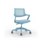 Vergaderstoel Ton sur Ton verrijdbaar - Lichtblauw